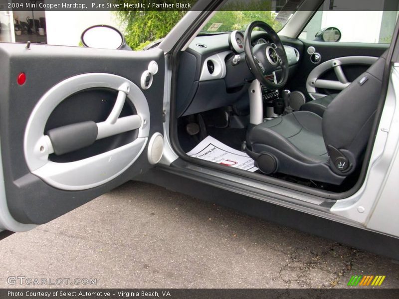 Pure Silver Metallic / Panther Black 2004 Mini Cooper Hardtop