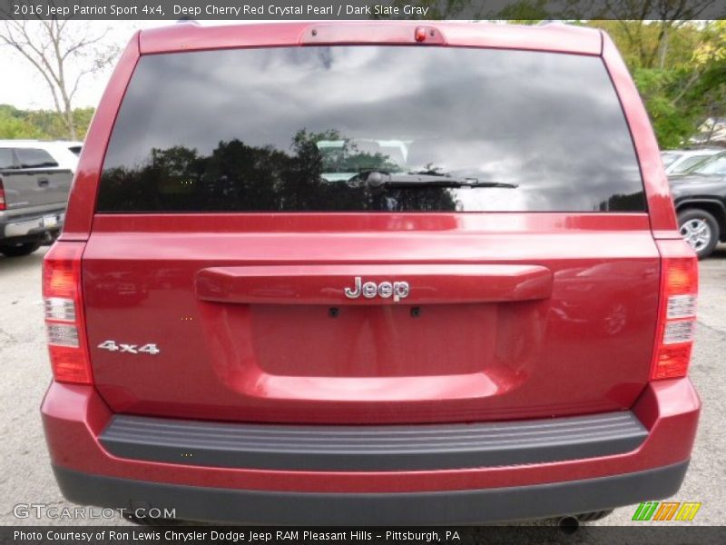 Deep Cherry Red Crystal Pearl / Dark Slate Gray 2016 Jeep Patriot Sport 4x4