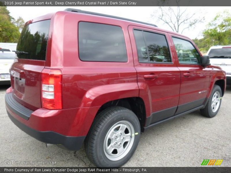 Deep Cherry Red Crystal Pearl / Dark Slate Gray 2016 Jeep Patriot Sport 4x4