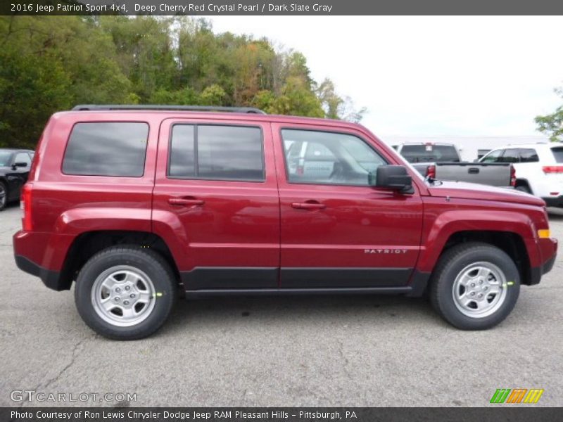 Deep Cherry Red Crystal Pearl / Dark Slate Gray 2016 Jeep Patriot Sport 4x4