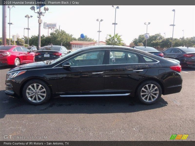 Phantom Black / Gray 2016 Hyundai Sonata Limited