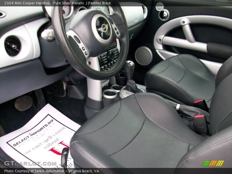Pure Silver Metallic / Panther Black 2004 Mini Cooper Hardtop