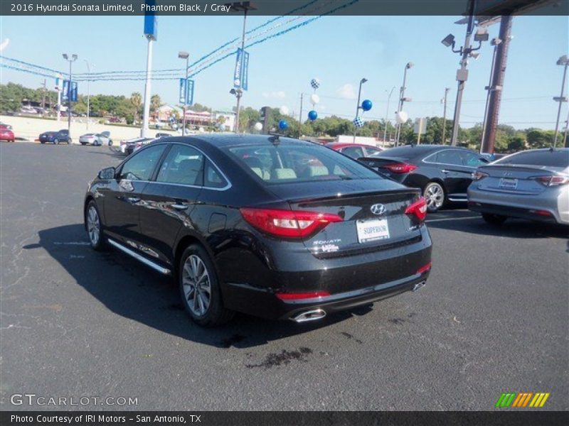 Phantom Black / Gray 2016 Hyundai Sonata Limited