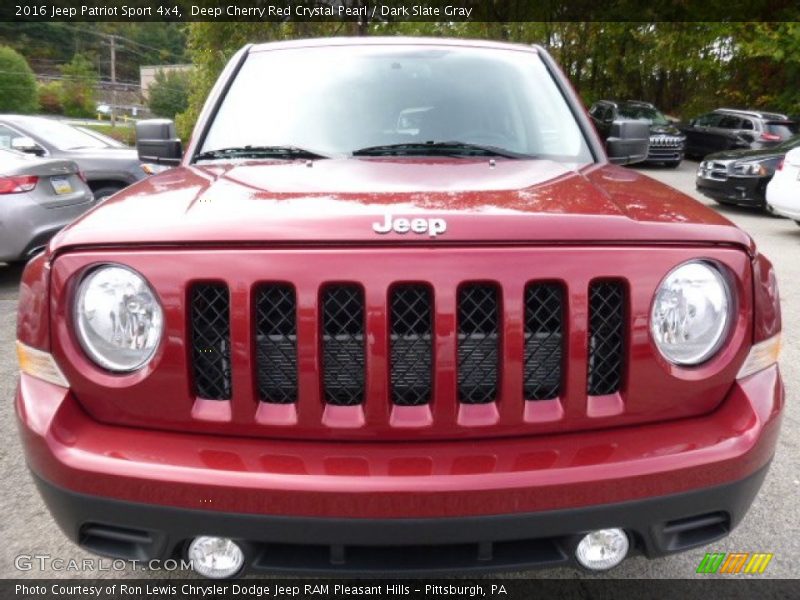 Deep Cherry Red Crystal Pearl / Dark Slate Gray 2016 Jeep Patriot Sport 4x4