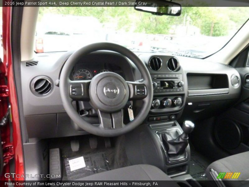 Deep Cherry Red Crystal Pearl / Dark Slate Gray 2016 Jeep Patriot Sport 4x4