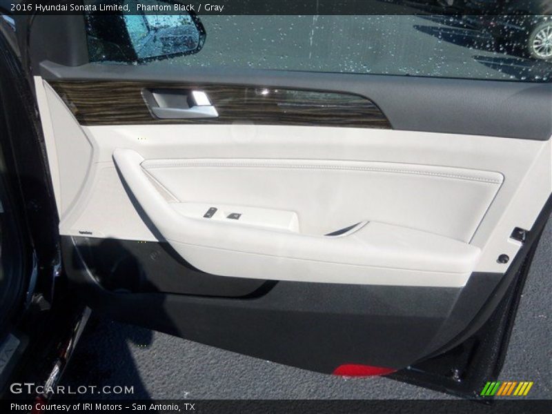Phantom Black / Gray 2016 Hyundai Sonata Limited