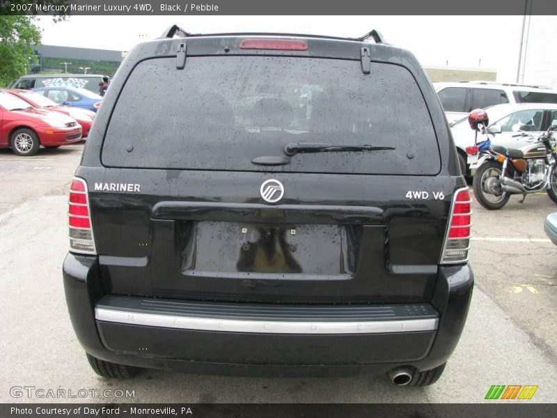 Black / Pebble 2007 Mercury Mariner Luxury 4WD