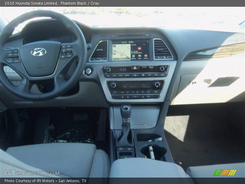 Phantom Black / Gray 2016 Hyundai Sonata Limited
