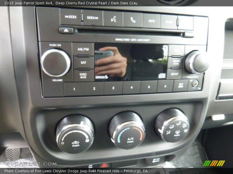 Deep Cherry Red Crystal Pearl / Dark Slate Gray 2016 Jeep Patriot Sport 4x4