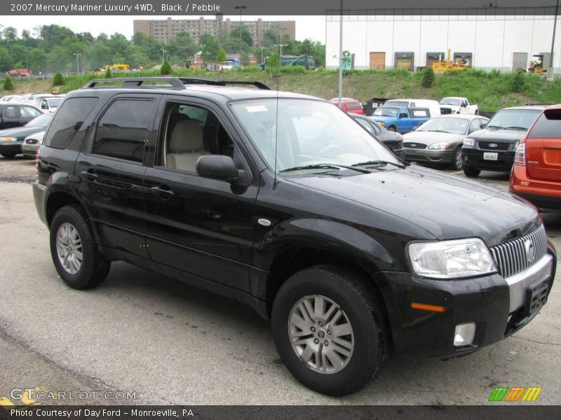 Black / Pebble 2007 Mercury Mariner Luxury 4WD
