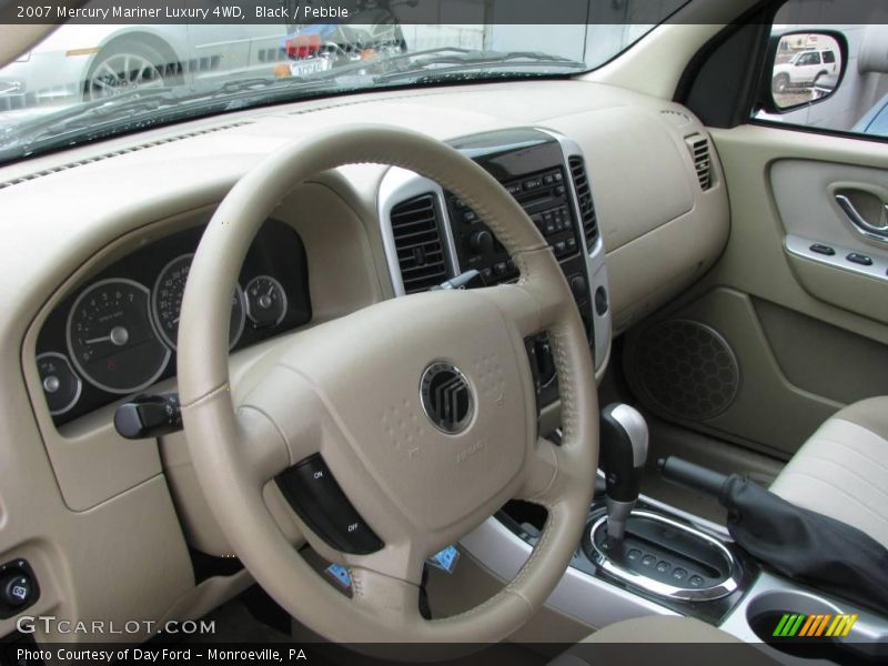 Black / Pebble 2007 Mercury Mariner Luxury 4WD