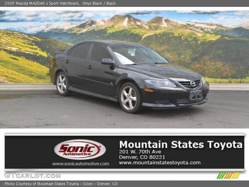 Onyx Black / Black 2005 Mazda MAZDA6 s Sport Hatchback