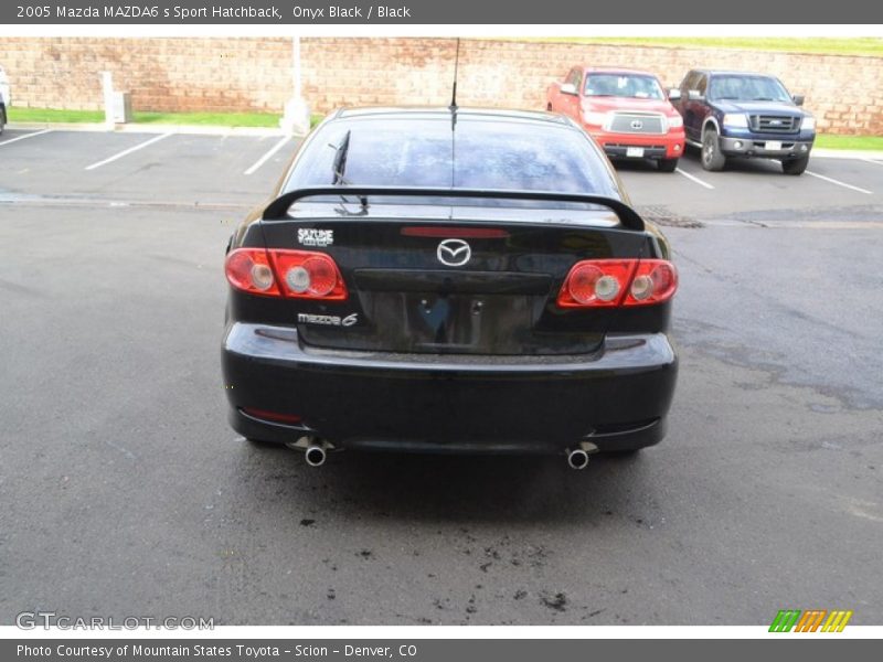 Onyx Black / Black 2005 Mazda MAZDA6 s Sport Hatchback