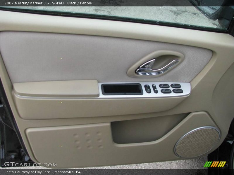 Black / Pebble 2007 Mercury Mariner Luxury 4WD