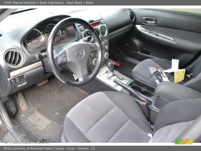 Onyx Black / Black 2005 Mazda MAZDA6 s Sport Hatchback