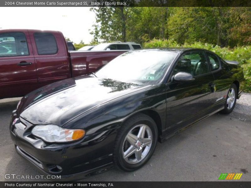 Black / Ebony Black 2004 Chevrolet Monte Carlo Supercharged SS