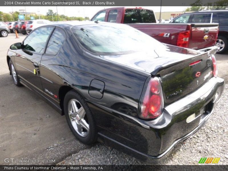 Black / Ebony Black 2004 Chevrolet Monte Carlo Supercharged SS