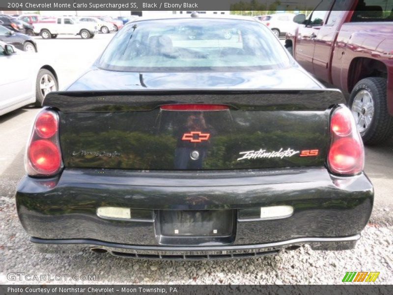 Black / Ebony Black 2004 Chevrolet Monte Carlo Supercharged SS