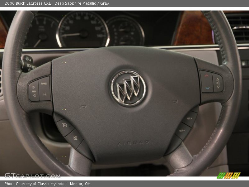 Deep Sapphire Metallic / Gray 2006 Buick LaCrosse CXL
