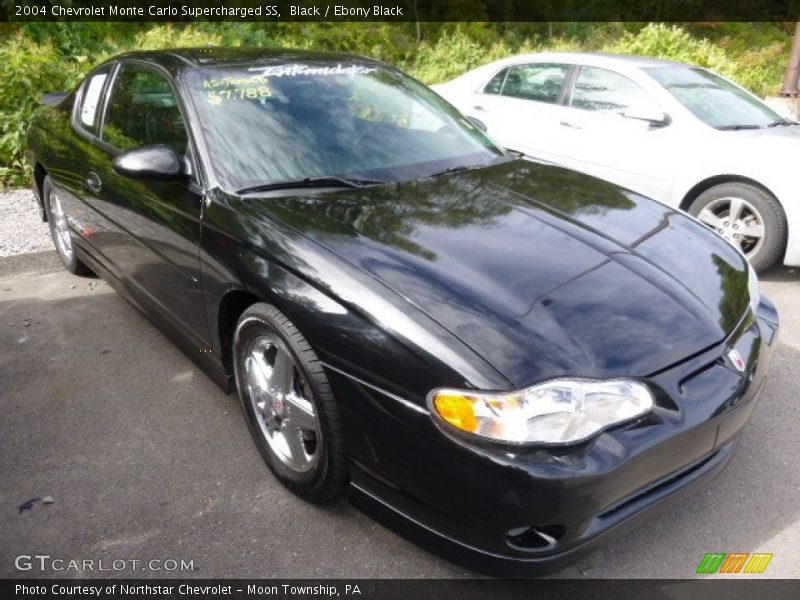 Black / Ebony Black 2004 Chevrolet Monte Carlo Supercharged SS