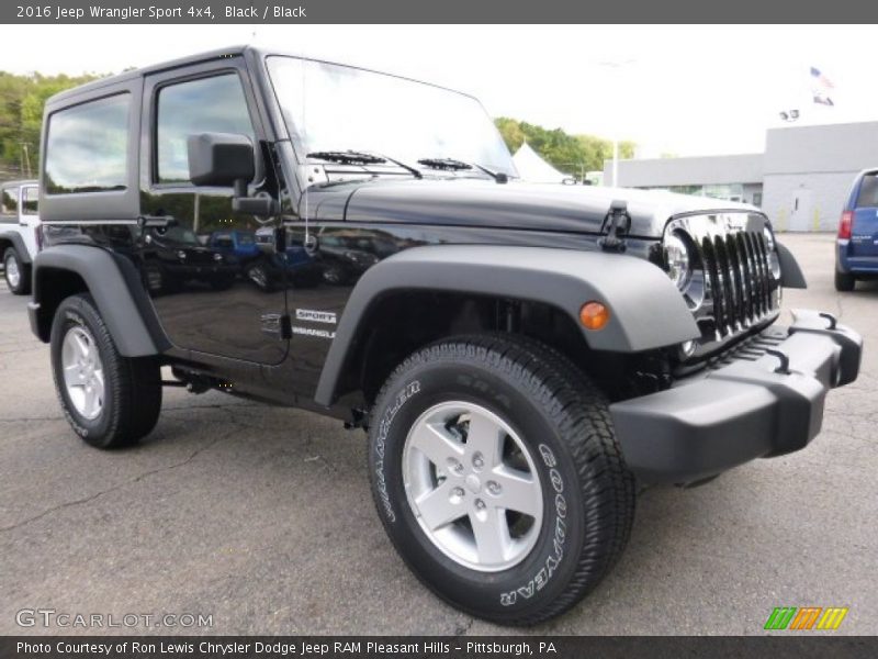 Front 3/4 View of 2016 Wrangler Sport 4x4