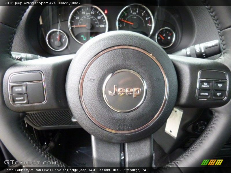 Black / Black 2016 Jeep Wrangler Sport 4x4