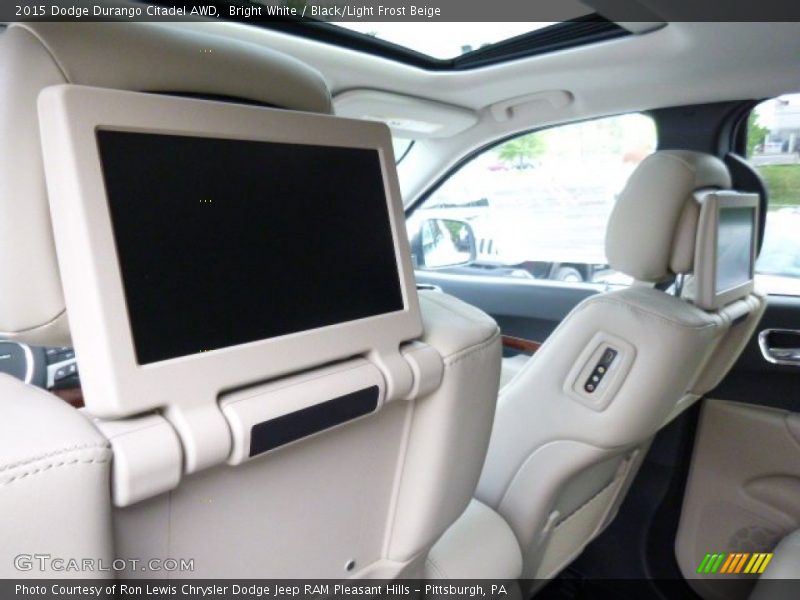 Bright White / Black/Light Frost Beige 2015 Dodge Durango Citadel AWD