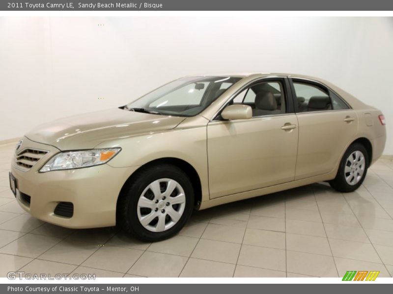 Sandy Beach Metallic / Bisque 2011 Toyota Camry LE