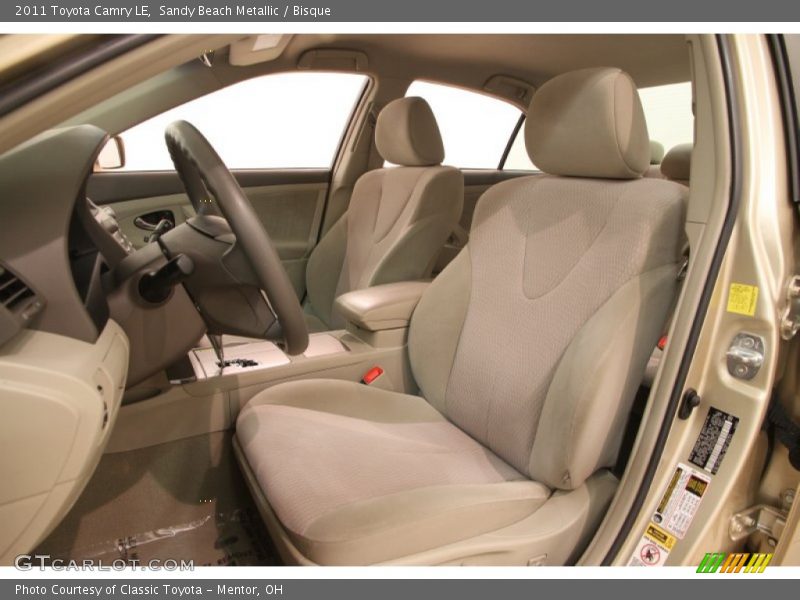 Sandy Beach Metallic / Bisque 2011 Toyota Camry LE