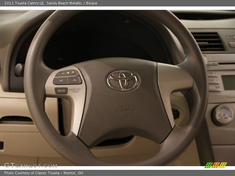 Sandy Beach Metallic / Bisque 2011 Toyota Camry LE