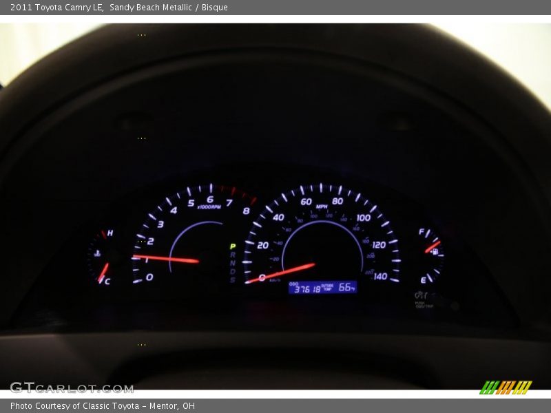 Sandy Beach Metallic / Bisque 2011 Toyota Camry LE