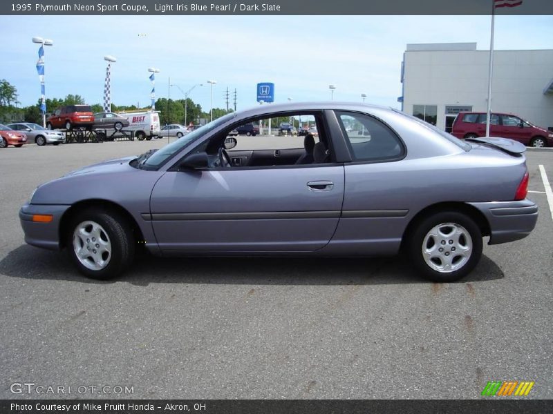 Light Iris Blue Pearl / Dark Slate 1995 Plymouth Neon Sport Coupe