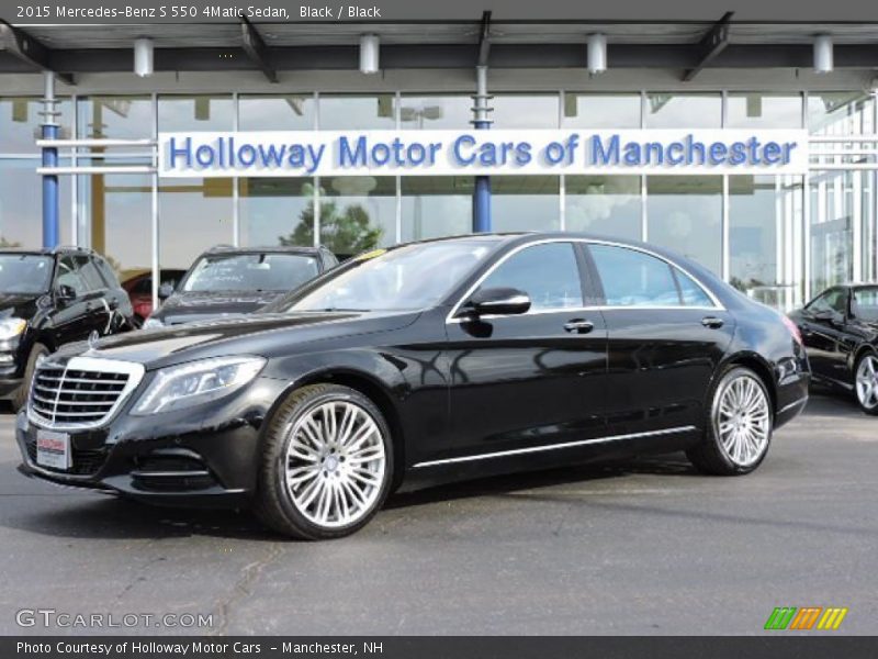 Black / Black 2015 Mercedes-Benz S 550 4Matic Sedan