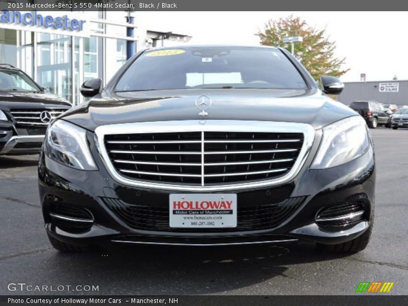 Black / Black 2015 Mercedes-Benz S 550 4Matic Sedan