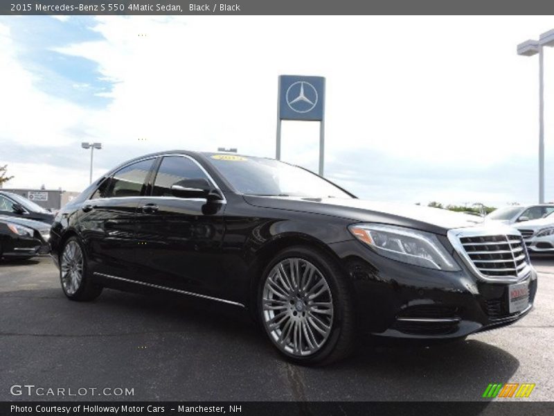 Black / Black 2015 Mercedes-Benz S 550 4Matic Sedan