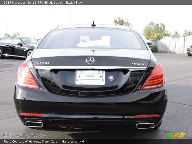 Black / Black 2015 Mercedes-Benz S 550 4Matic Sedan