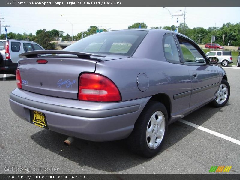 Light Iris Blue Pearl / Dark Slate 1995 Plymouth Neon Sport Coupe