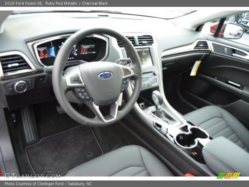 Charcoal Black Interior - 2016 Fusion SE 