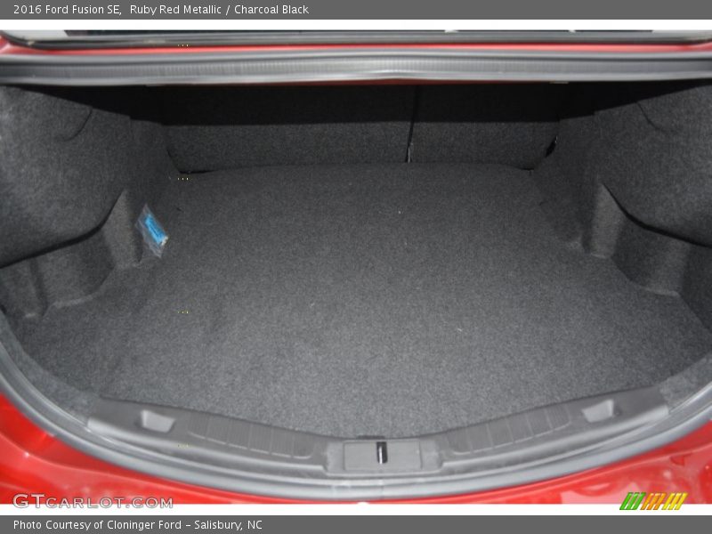 Ruby Red Metallic / Charcoal Black 2016 Ford Fusion SE