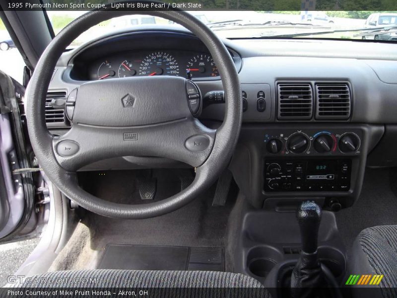 Light Iris Blue Pearl / Dark Slate 1995 Plymouth Neon Sport Coupe