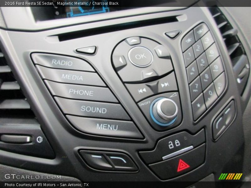 Controls of 2016 Fiesta SE Sedan