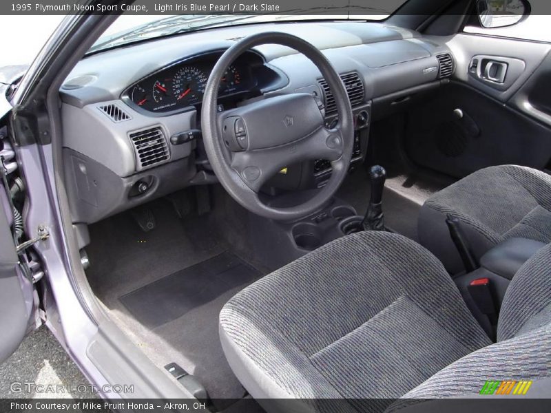Light Iris Blue Pearl / Dark Slate 1995 Plymouth Neon Sport Coupe