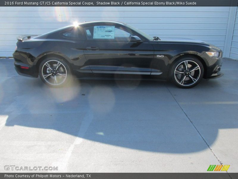 Shadow Black / California Special Ebony Black/Miko Suede 2016 Ford Mustang GT/CS California Special Coupe