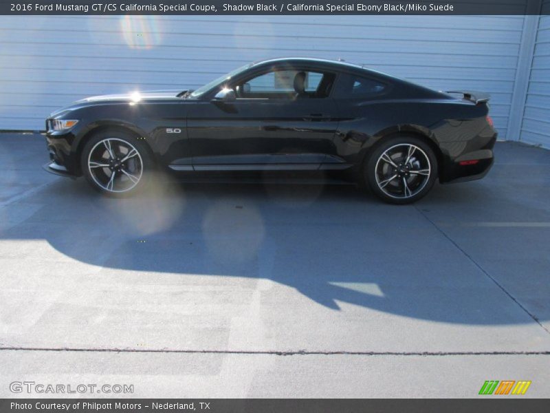 Shadow Black / California Special Ebony Black/Miko Suede 2016 Ford Mustang GT/CS California Special Coupe