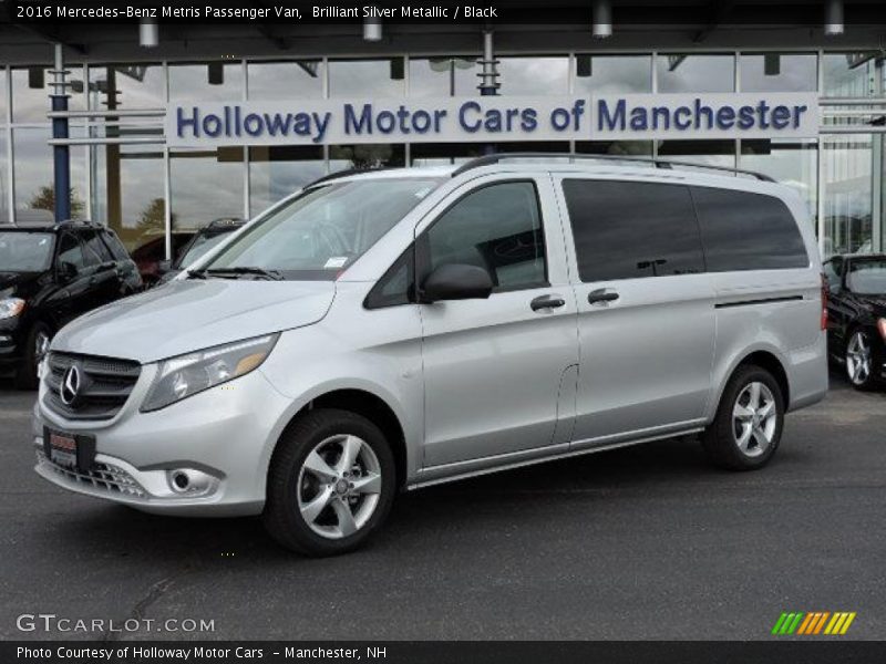 Brilliant Silver Metallic / Black 2016 Mercedes-Benz Metris Passenger Van