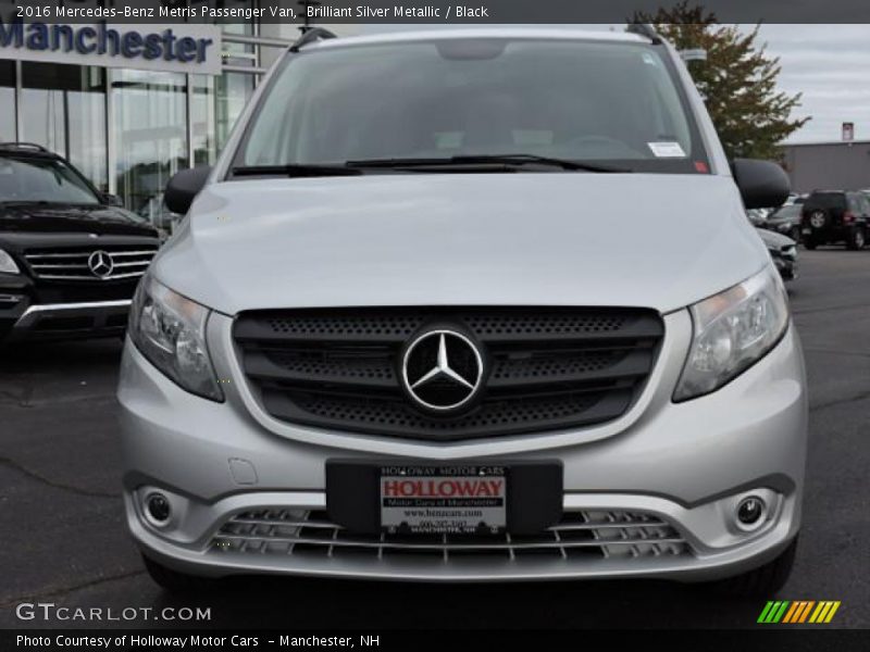 Brilliant Silver Metallic / Black 2016 Mercedes-Benz Metris Passenger Van