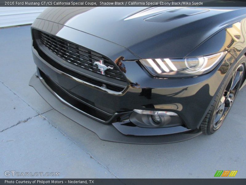 Shadow Black / California Special Ebony Black/Miko Suede 2016 Ford Mustang GT/CS California Special Coupe