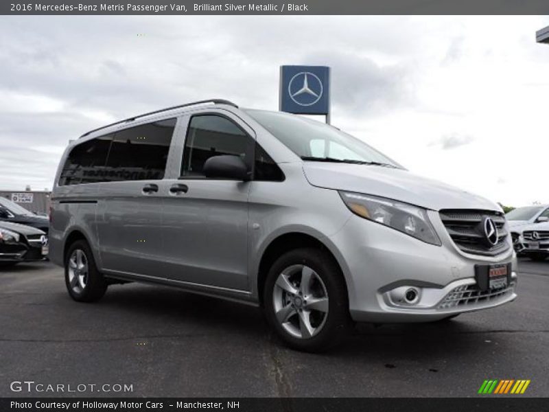 Brilliant Silver Metallic / Black 2016 Mercedes-Benz Metris Passenger Van