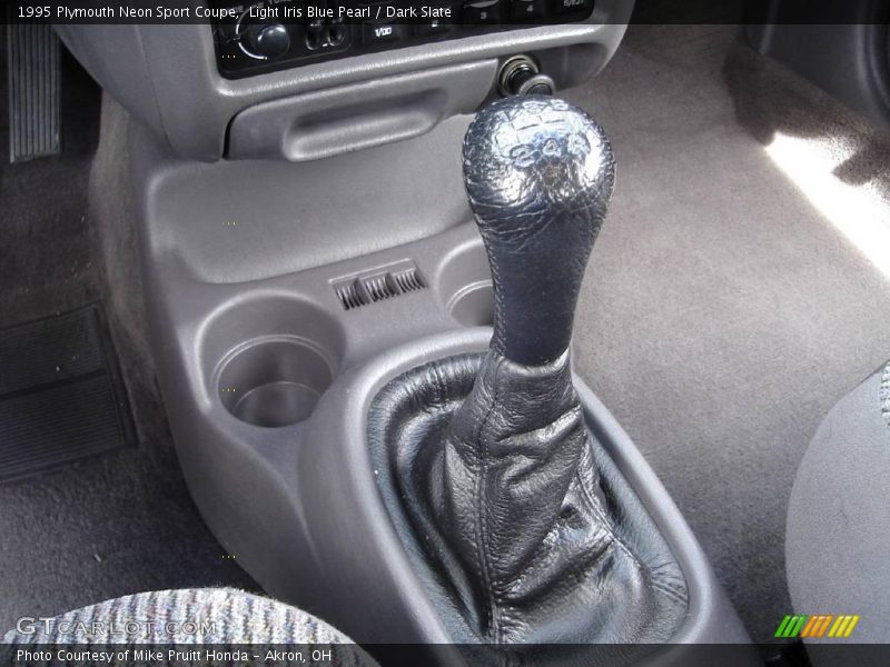 Light Iris Blue Pearl / Dark Slate 1995 Plymouth Neon Sport Coupe