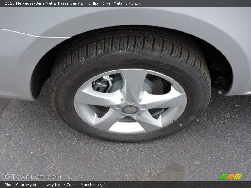 Brilliant Silver Metallic / Black 2016 Mercedes-Benz Metris Passenger Van